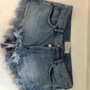 Free people jean shorts